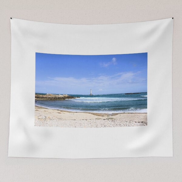 Item preview, Goury lighthouse Cherbourg photograph designed and sold by Natimo-Studio.