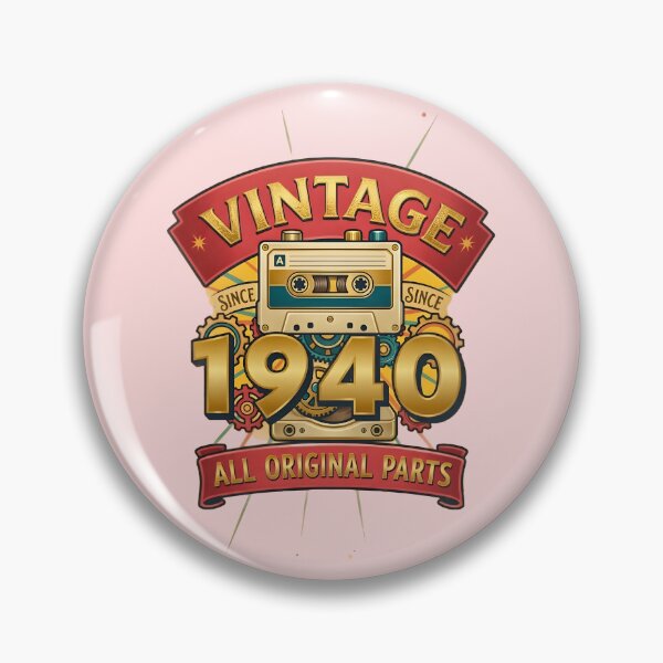 Item preview, Vintage 1940 All Original Parts Retro Cassette Design designed and sold by L&L.