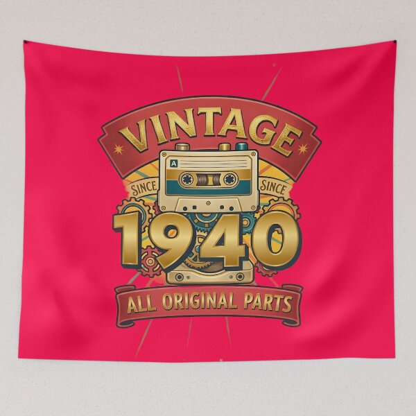 Item preview, Vintage 1940 All Original Parts Retro Cassette Design designed and sold by L&L.