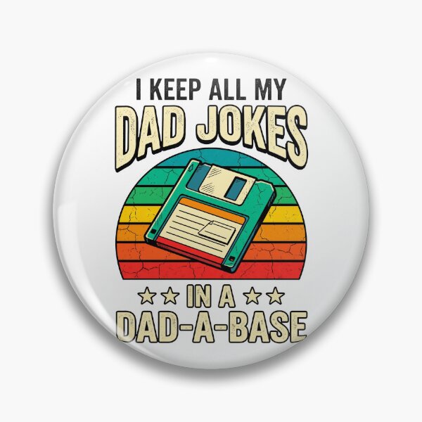 Item preview, Retro Floppy Disk Keep All My Dad Jokes In A Dad-A-Base designed and sold by Vermanartist.