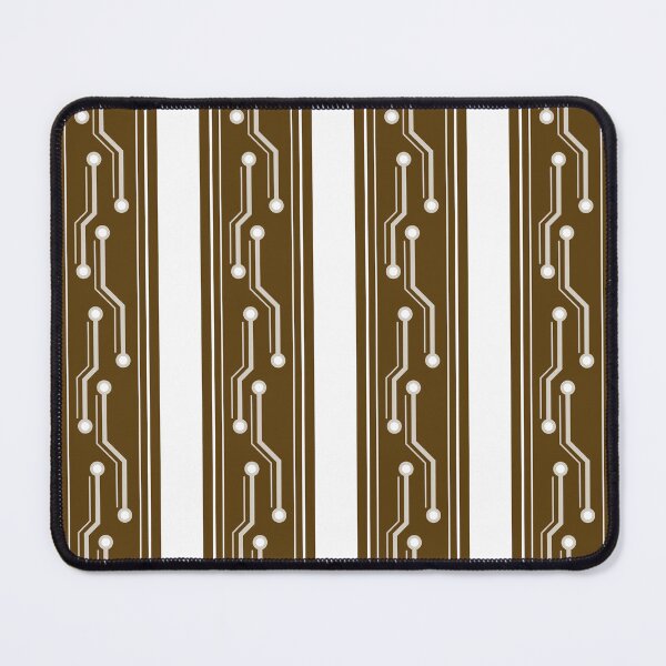 Item preview, Tech Wood Fusion Seamless Pattern with Circuit Board Lines and Natural Wood Texture designed and sold by Longsilp.