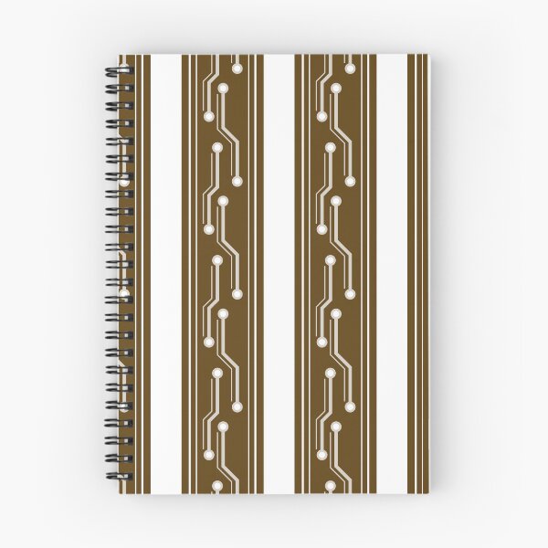 Item preview, Tech Wood Fusion Seamless Pattern with Circuit Board Lines and Natural Wood Texture designed and sold by Longsilp.