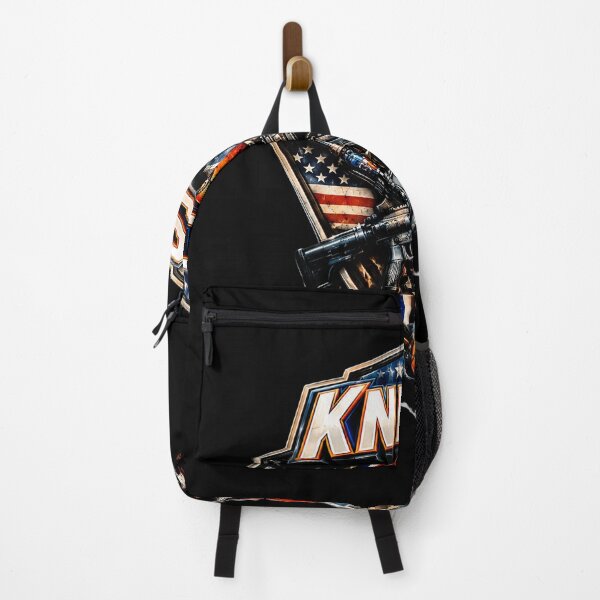 Item preview, New York Knicks basketball and rifles illustration designed and sold by Wingedcicada.