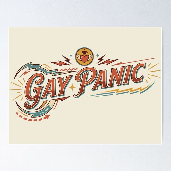 Item preview, Gay Panic designed and sold by tigrootiger.