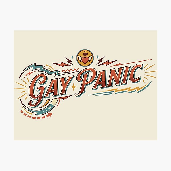 Item preview, Gay Panic designed and sold by tigrootiger.