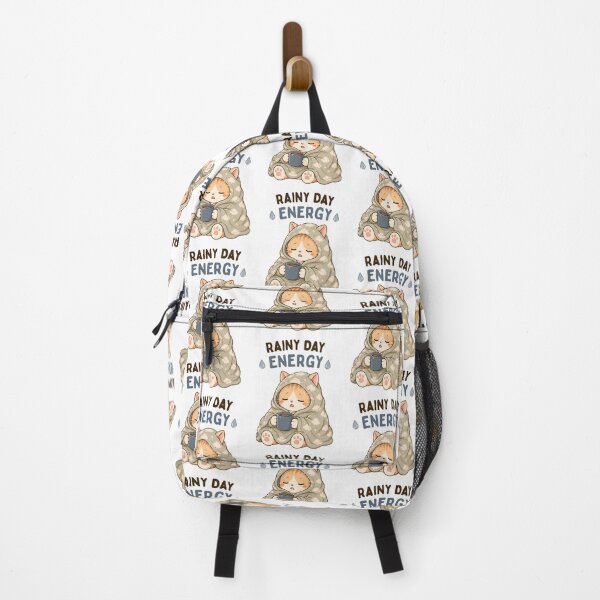 Item preview, Rainy Day Energy Cat | Cute Kawaii Aesthetic | Lazy Cozy Mood Design designed and sold by The Mood Index.