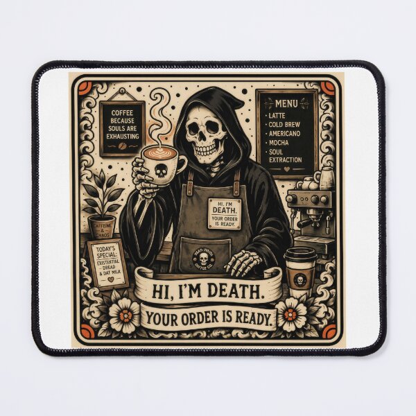Item preview, T-Shirt - Sticker - Dead Inside Coffee Co. designed and sold by ForeverPrintsOK.