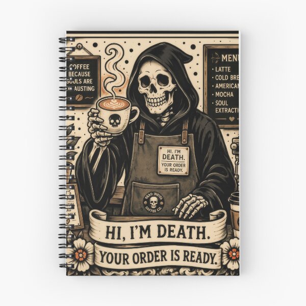 Item preview, T-Shirt - Sticker - Dead Inside Coffee Co. designed and sold by ForeverPrintsOK.