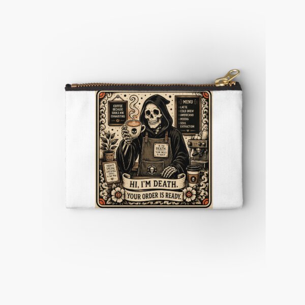 Item preview, T-Shirt - Sticker - Dead Inside Coffee Co. designed and sold by ForeverPrintsOK.