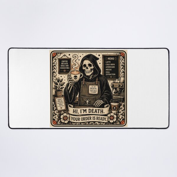 Item preview, T-Shirt - Sticker - Dead Inside Coffee Co. designed and sold by ForeverPrintsOK.