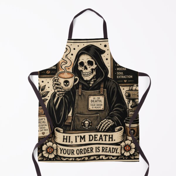 Item preview, T-Shirt - Sticker - Dead Inside Coffee Co. designed and sold by ForeverPrintsOK.