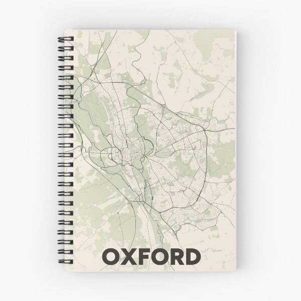 Item preview, Oxford Map designed and sold by MapsNerd.