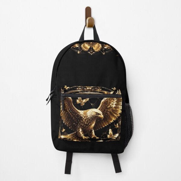 Item preview, Golden Eagle Royal Blue Luxury Ornamental Design designed and sold by Rawafi Art Studio.