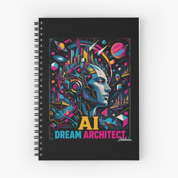 Item preview, AI Dream Architect Futuristic Pop Art Vision designed and sold by Artisticanvas.