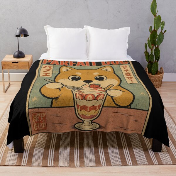 Item preview, Retro Shiba Inu Parfait Japanese Vintage Advertisement designed and sold by bosamji.