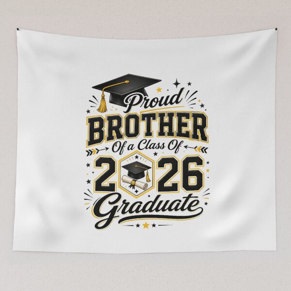 Item preview, Proud Brother Of A Class Of 2026 Graduate Family Graduation Senior designed and sold by JonesFlora2025.