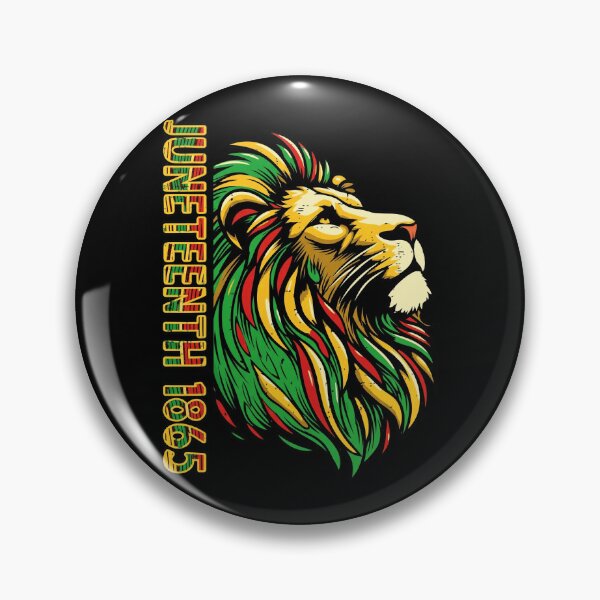 Item preview, Juneteenth 1865 Pan African Lion Emancipation Day Pride designed and sold by Vermanartist.