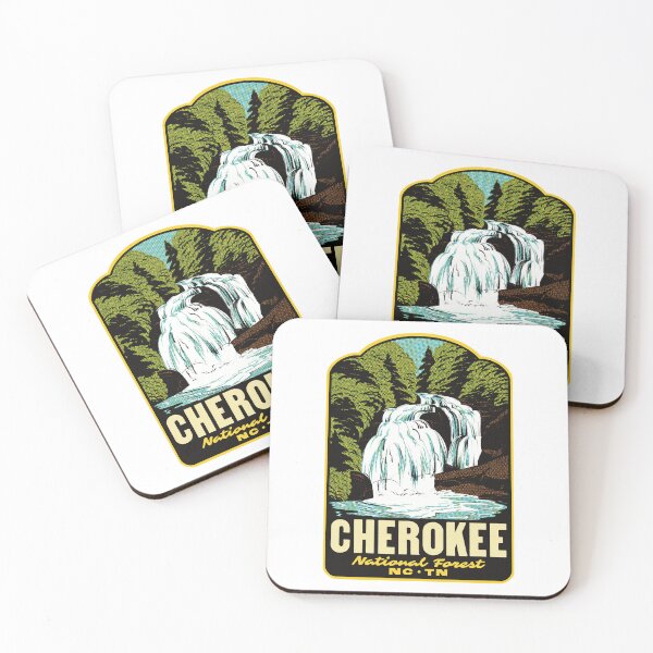Item preview, Cherokee National Forest North Carolina Retro designed and sold by HalpinDesign.