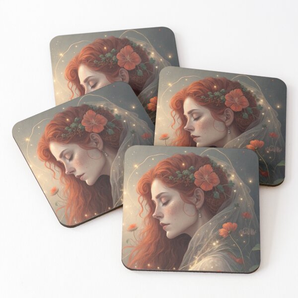 Item preview, Beautiful Woman with Flowers designed and sold by PAULINE.LUMINA.