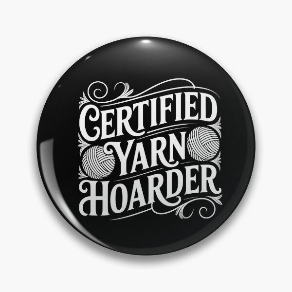 Item preview, Certified Yarn Hoarder Funny Victorian Craft Gift designed and sold by MagicWander.
