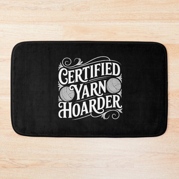 Item preview, Certified Yarn Hoarder Funny Victorian Craft Gift designed and sold by MagicWander.