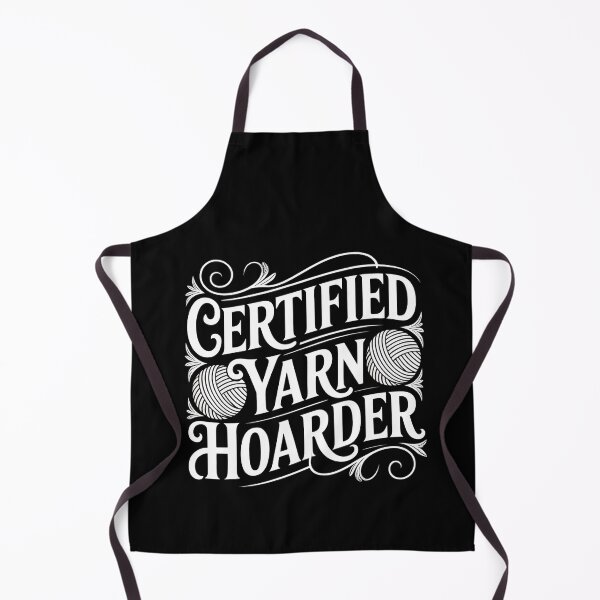 Item preview, Certified Yarn Hoarder Funny Victorian Craft Gift designed and sold by MagicWander.