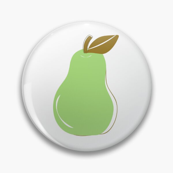 Item preview, The pear icon is made in the style of a line.Stylish fruit green illustration, background. Great for logo, icon, print, product design.  designed and sold by TaniaArtDesign.