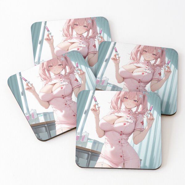 Item preview, Sexy Nurse - Anime Style Digital Illustration designed and sold by Planet Utoppia.