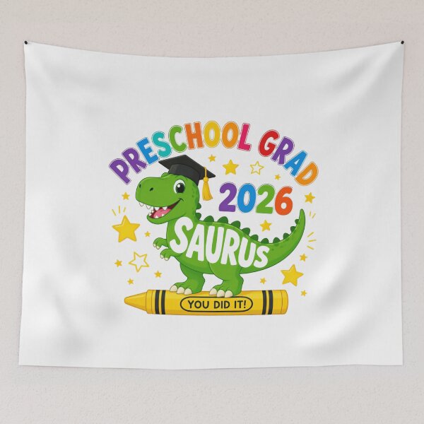Item preview, Preschool Grad 2026 Saurus You Did It! Dinosaur Graduation Kids Celebration designed and sold by JonesFlora2025.