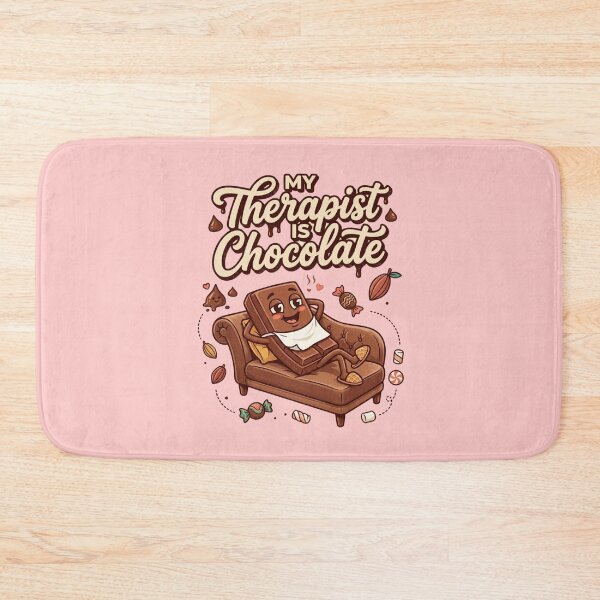 Item preview, My Therapist Is Chocolate Humor Gift – Funny Chocolate Addiction Quote For World Chocolate Day designed and sold by Im-Ara.