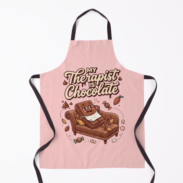 Item preview, My Therapist Is Chocolate Humor Gift – Funny Chocolate Addiction Quote For World Chocolate Day designed and sold by Im-Ara.