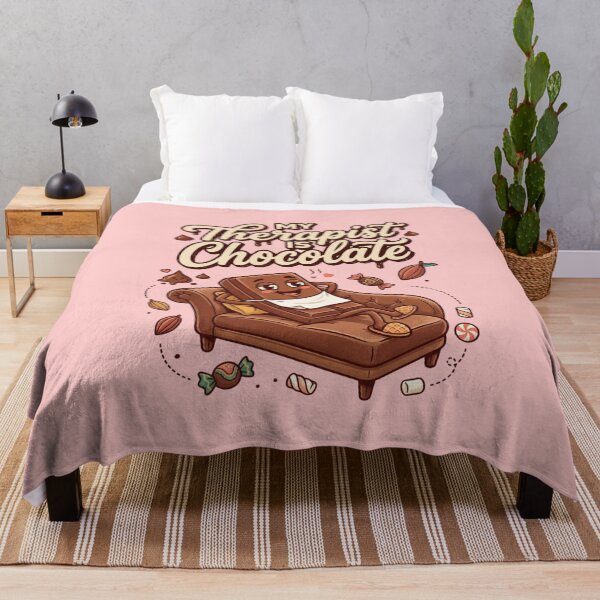 Item preview, My Therapist Is Chocolate Humor Gift – Funny Chocolate Addiction Quote For World Chocolate Day designed and sold by Im-Ara.
