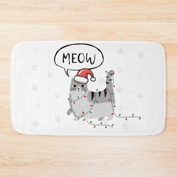 Item preview, Christmas cat. Naughty cat on Christmas Eve designed and sold by studio468.