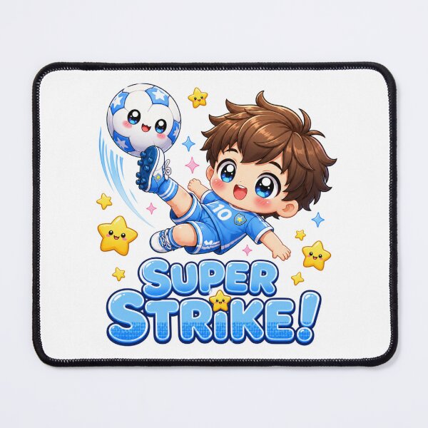 Item preview, Kawaii Soccer Boy Super Strike | Cute Anime Youth Sports Aesthetic designed and sold by Dulxoz.