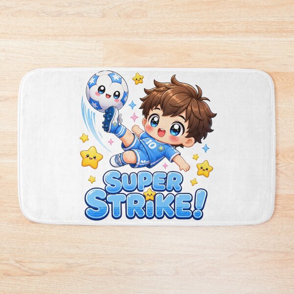 Item preview, Kawaii Soccer Boy Super Strike | Cute Anime Youth Sports Aesthetic designed and sold by Dulxoz.
