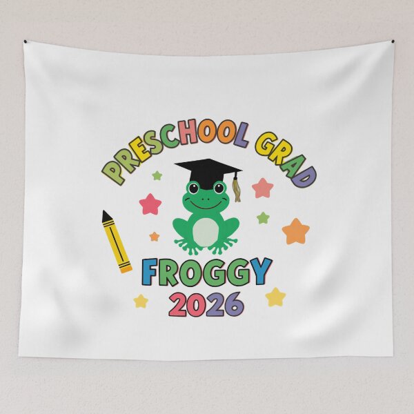 Item preview, Preschool Grad Froggy 2026 Preschooler Graduation Class designed and sold by JonesFlora2025.