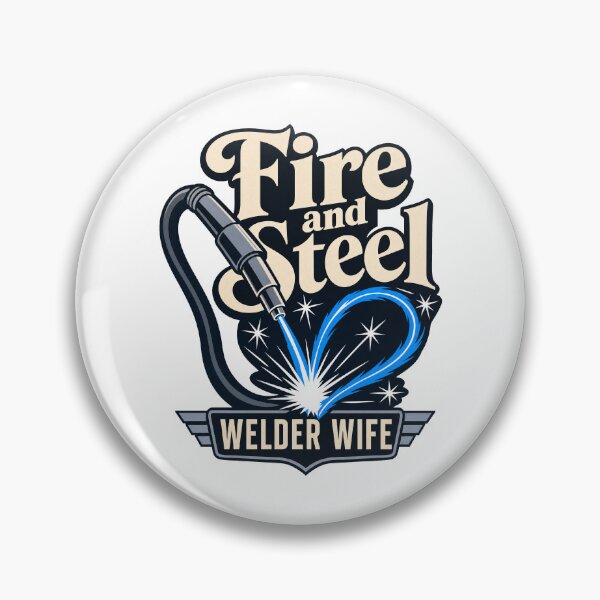 Item preview, Welder Wife Fire and Steel Torch Heart Design designed and sold by pirminio.