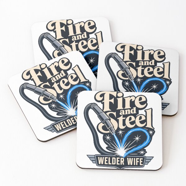 Item preview, Welder Wife Fire and Steel Torch Heart Design designed and sold by pirminio.