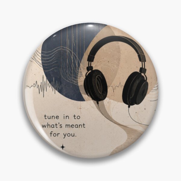 Item preview, Tune In To What is Meant For You Sticker designed and sold by PrintByte.