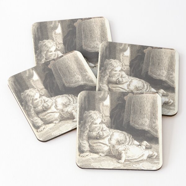 Item preview, Mother and Children Drawing | Fairy Tale Art designed and sold by GammaRay.