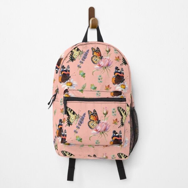 Item preview, Watercolor Butterfly and Floral Cottagecore Seamless Pattern designed and sold by Hazelartdesign.