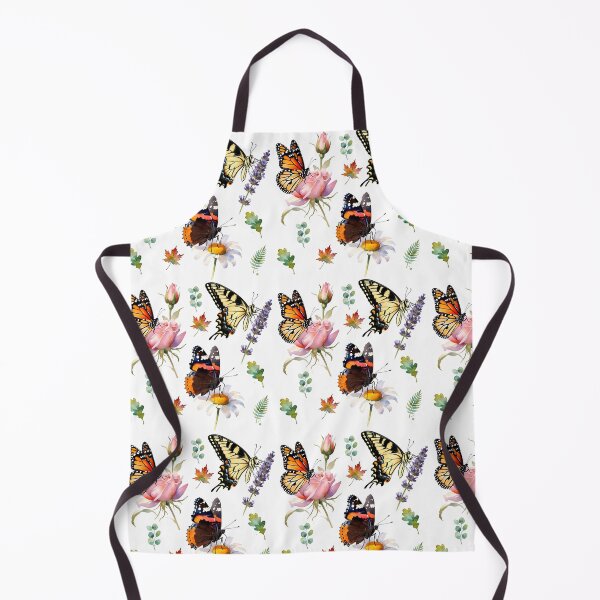 Item preview, Watercolor Butterfly and Floral Cottagecore Seamless Pattern designed and sold by Hazelartdesign.