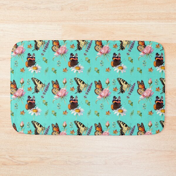 Item preview, Watercolor Butterfly and Floral Cottagecore Seamless Pattern designed and sold by Hazelartdesign.