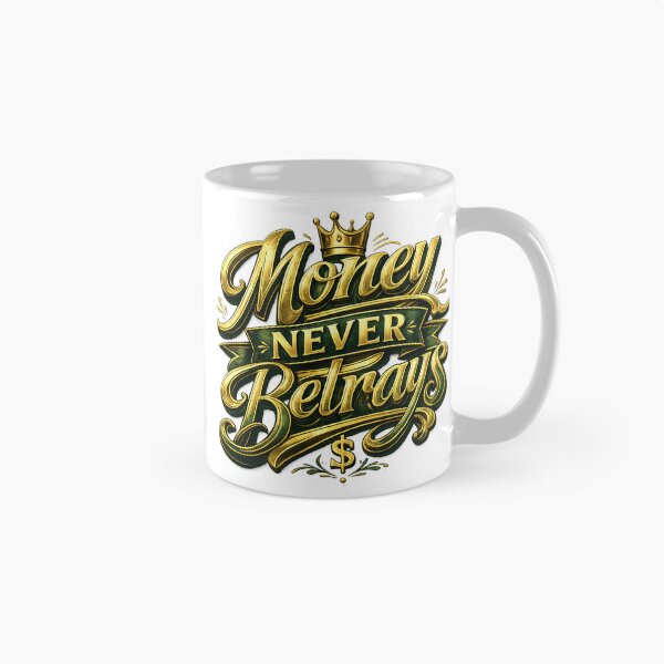 Item preview, Money Never Betrays – Luxury Typography Quote Design designed and sold by Sticleg.