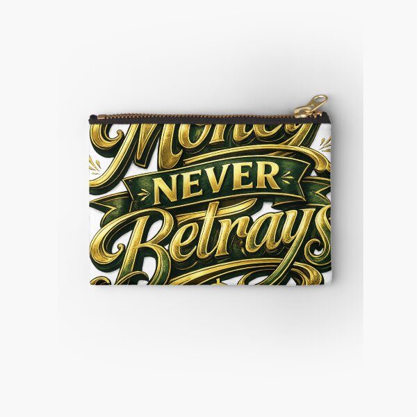 Item preview, Money Never Betrays – Luxury Typography Quote Design designed and sold by Sticleg.