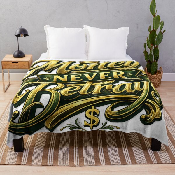 Item preview, Money Never Betrays – Luxury Typography Quote Design designed and sold by Sticleg.