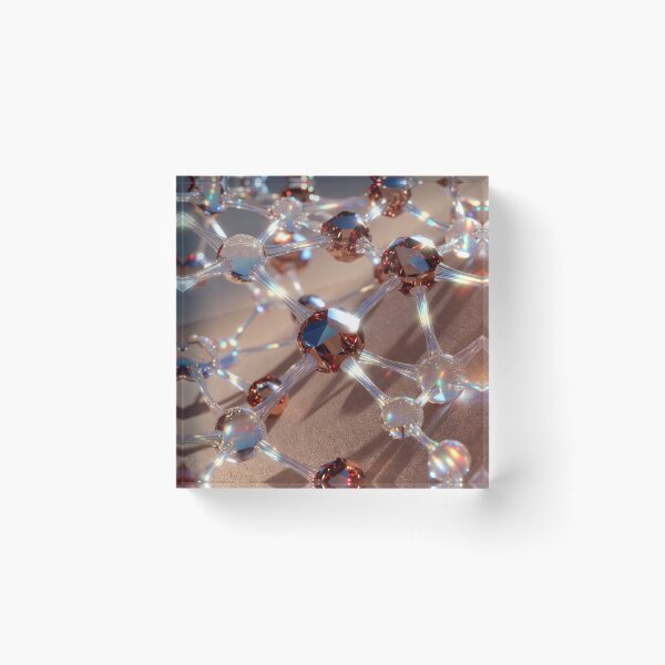 Item preview, Copper and Glassy Molecular Lattice designed and sold by IntelliMindDesigns.