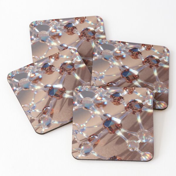 Item preview, Copper and Glassy Molecular Lattice designed and sold by IntelliMindDesigns.