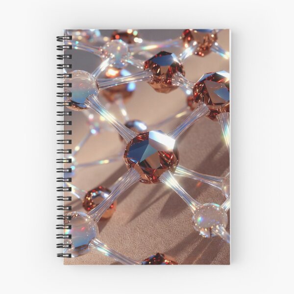 Item preview, Copper and Glassy Molecular Lattice designed and sold by IntelliMindDesigns.