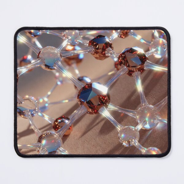Item preview, Copper and Glassy Molecular Lattice designed and sold by IntelliMindDesigns.